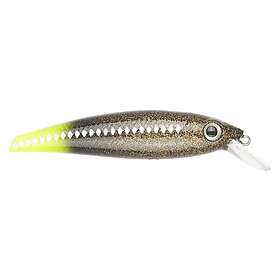 Prey Salmon Target UV Yellow Tail 8.5cm Wobbler som flyter og kaster langt