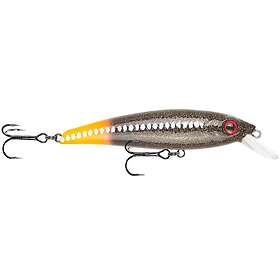 Prey Salmon Target UV Orange Tail 8.5cm Wobbler som flyter og kaster langt
