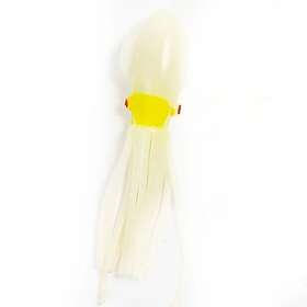 Fladen Solid Squid Hoot Yellow 7cm 6-pack