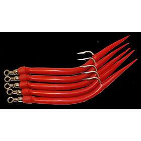 Columbi Gummimakk Rød #3/0 5 pack