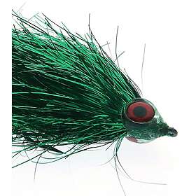 FishMadMan Pike Fly Single Hook 5/0 Green Flash
