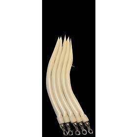 Columbi Gummimakk Hvit #5/0 5 pack