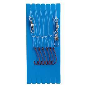 Solvkroken Sölvkroken Häckla med röd krok 1 6 upphängare 3.9m 0.60mm