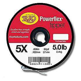 Best pris på RIO Powerflex tippet 2X 0.229mm/4.5kg Spole på 27.4 meter  Fiskesnører - Sammenlign priser hos Prisjakt