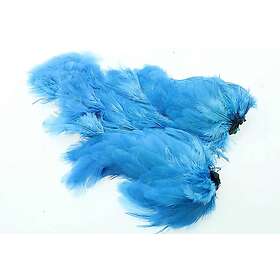 Ewing Hackles King Fisher Blue Body Marabou Patch