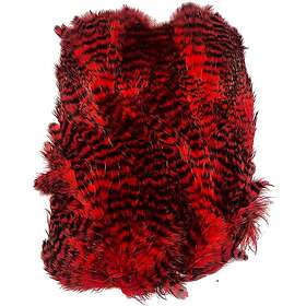 Keough Softhackle patch Grizzly Red Supermjuka hackles