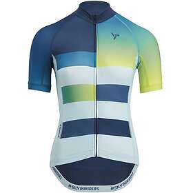 Silvini Mazzana Short Sleeve Jersey Grönt,Blå XL Women's