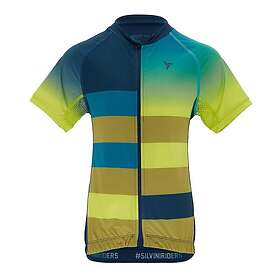 Silvini Mazzani Short Sleeve Jersey Grönt,Blå 11-12 Years Garçon