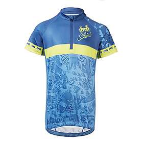 Silvini Scrivia Short Sleeve Jersey Blå 5-6 Years Pojke