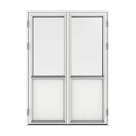 Outline Parfönsterdörr 3-Glas Trä HFDP Pardörr 160x210 130 ÖB HFD2 16x21-13