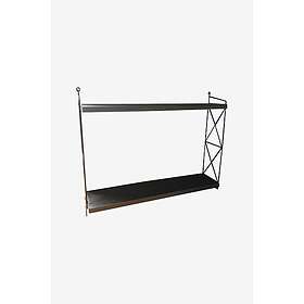 Homeroom Hylla Shelf 2 hyllplan Svart 58