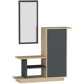 Hanah Home Hallförvaring Asia Ek/Antracit 80 90