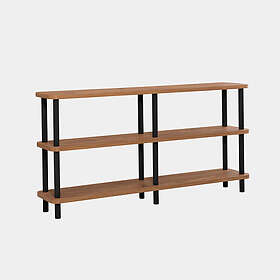 Hanah Home Bokhylla Raca Svart Atlantic Furu 150 75