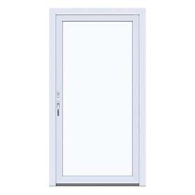 Nordiska Fönster dörr Passiv Utåtgående Enkeldörr 3-Glas PVC Pvc dörr 9x19 utåtgående PVCPASFD9x19-3GUT