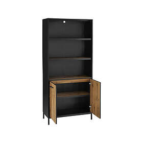 Loft24 Bokhylla Rocco 2 dörrar Natur 80 181