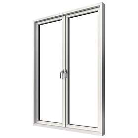 Elitfönster Parfönsterdörr Elit Retro 3-Glas Helglasad Aluminium Fönsterdörr MFD2-AL 12x18-18 Alu