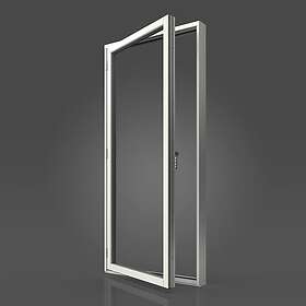 Elitfönster Fönsterdörr Elit Retro 3-Glas Helglasad Aluminium MFD-AL 9x18-18 Alu 380509180003