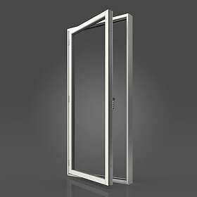 Elitfönster Fönsterdörr Elit Retro 3-Glas Helglasad Aluminium MFD-AL 8x18-18 Alu 380508180003