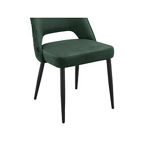 Loft24 Matsalsstol Kyoto, 2 st. Mörkgrön Sammet 47 84