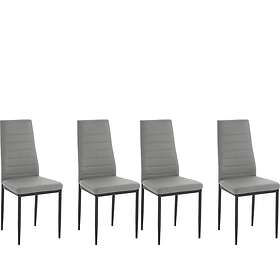 Loft24 Matsalsstol Sandy 4-pack Ljusgrå 42 96