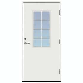 Scandidoor Ytterdörr Sunne SUNNE 9x21 Hö SnöVit Frost 72912