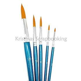 Hobby and Crafting Fun penslar Runda Mixade storlekar 2-20 5 st