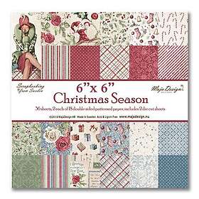 Maja Design Paper Pad 6"x6" Christmas Season 36 ark
