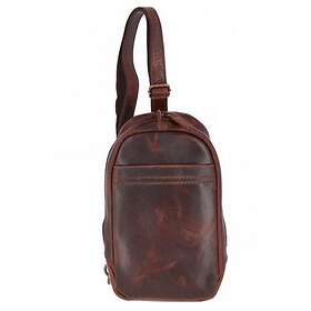 Ashwood Perry Vintage Leather Single Strap Sling Bag Tan