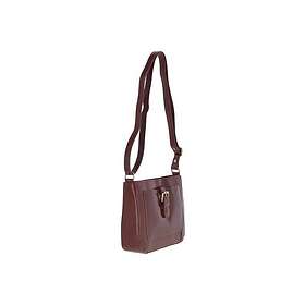 Tanned Small Leather Shoulder Bag Chestnut