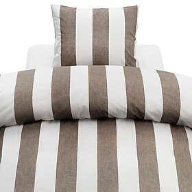 Block Borganäs of Sweden 2-Dels Set Stripe Brun
