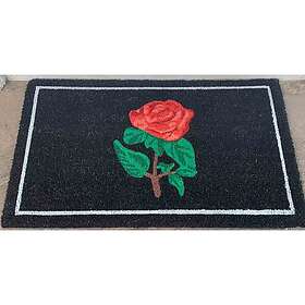International Harewood Arboria Natural Coir Agricultural Red Rose Door Mats Non 
