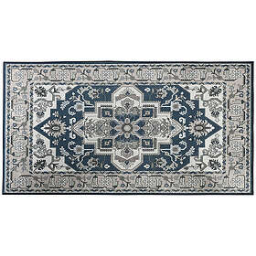 Homcom Vintage Rugs, Area Rugs Large Carpet For Living Room, Bedroom, Dining Room 80X150cm Grey