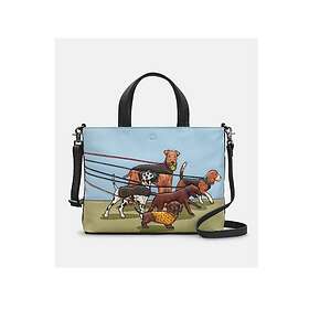 Yoshi Dog Walk Leather Grab Bag With Free Glasses Case
