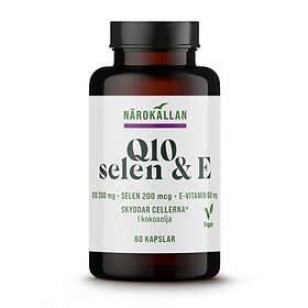 Närokällan Q10 200 mg Selen & E 60 kapslar