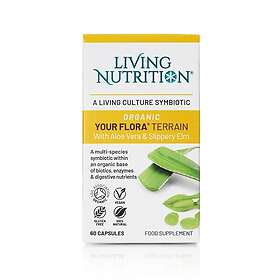 Living Nutrition Your Flora Symbiotic Terrain 60 kapslar EKO