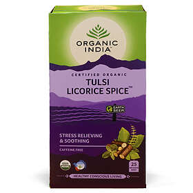 Organic India Tulsi Licorice Te 25 tepåsar EKO