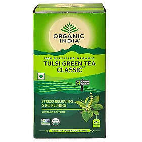 Organic India Tulsi Green Te 25 tepåsar EKO