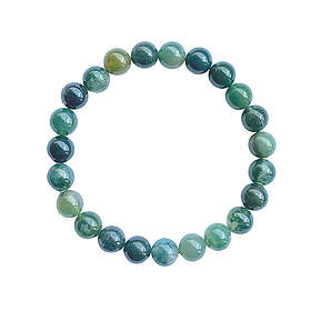 Kristallpunkten Armband Mossagat 8 mm pärlor