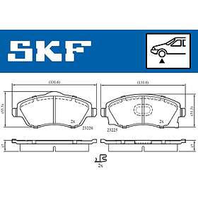 SKF Bromsbeläggssats, skivbroms VKBP 80062 A