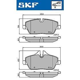 SKF Bromsbeläggssats, skivbroms VKBP 80079