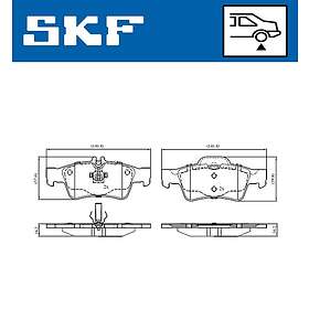 SKF Skivbromsbeläggssats VKBP 90065