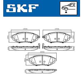 SKF Bromsbeläggssats, skivbroms VKBP 80305 A