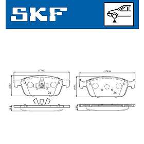 SKF Bromsbeläggssats, skivbroms VKBP 80151