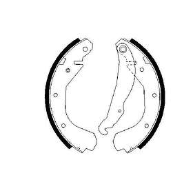 Bosch Bromsbackar sats 0 986 487 199