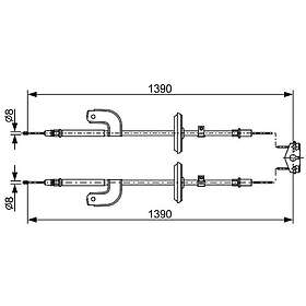 Bosch Vajer, parkeringsbroms 1 987 482 459