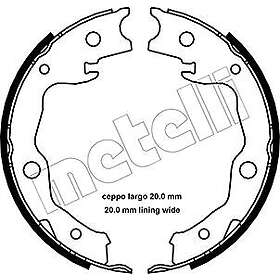 Metelli Bromsbackar, sats, parkeringsbroms 53-0450