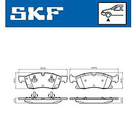 SKF Skivbromsbeläggssats VKBP 80389