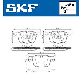 SKF Bromsbeläggssats, skivbroms VKBP 80085