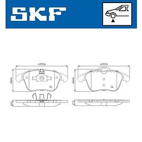 SKF Skivbromsbeläggssats VKBP 80155 E
