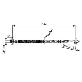 Bosch Bromsslang 1 987 481 A55